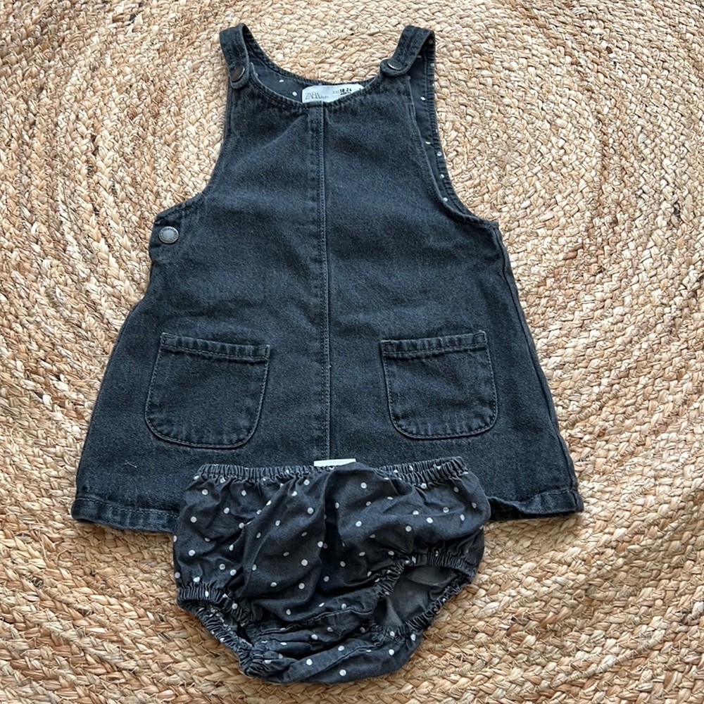 ZARA baby overalls dress